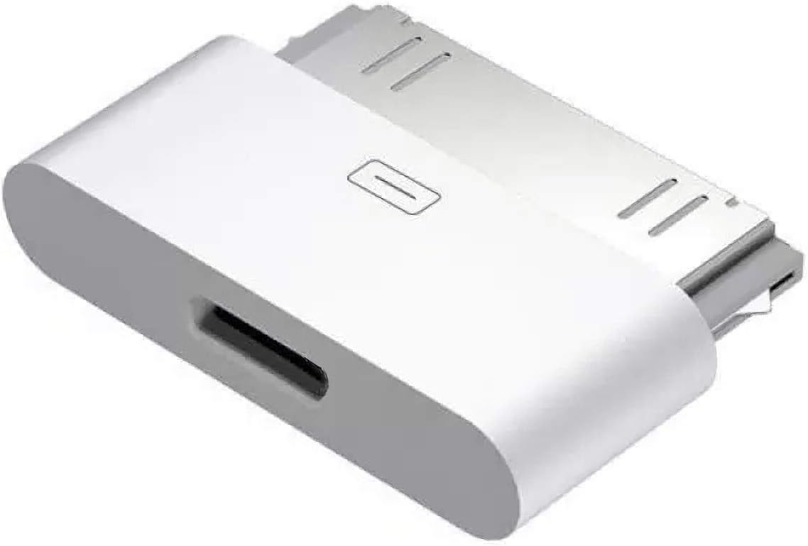 Image of the rosyclo 30-Pin to Lightning Adapter, MFi Certified 8-Pin Female to 30 Pin Male Dock Connector iPhone Charging Sync Converter Compatible iPhone 4/4s/iPad/iPod Touch