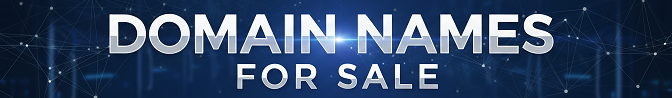 Promo banner for Domain Names For Sale